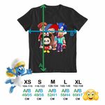 Fashion, accesorii si bijuterii - Copii - Imbracaminte copii - Tricouri copii - Tricou Copii Baieti Maimuta George Roblox Labubu Sonic CoolTrend, negru, marime XS Copii - Infinity.ro