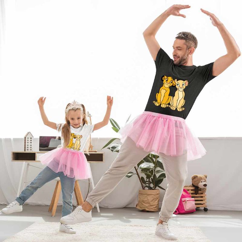 Fashion, accesorii si bijuterii - Copii - Imbracaminte copii - Tricouri copii - Tricou Copii Fete Nala Simba Best Friends Lion King CoolTrend, negru, marime XS Copii - Infinity.ro