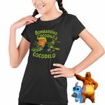 Fashion, accesorii si bijuterii - Copii - Imbracaminte copii - Tricouri copii - Tricou Copii Fete Cocodilo Donald Trump Brainrot Brain Rot CoolTrend, negru, marime XL Copii - Infinity.ro