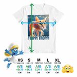 Fashion, accesorii si bijuterii - Copii - Imbracaminte copii - Tricouri copii - Tricou Copii Fete Trippi Troppi  Italian Meme Brainrot Brain Rot CoolTrend, alb, marime XL Copii - Infinity.ro