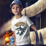Fashion, accesorii si bijuterii - Copii - Imbracaminte copii - Tricouri copii - Tricou Copii Baieti Tralalero Tralala Shark Italian Meme Brainrot Brain Rot CoolTrend, alb, marime XL Copii - Infinity.ro