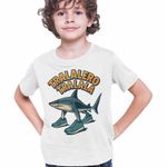 Fashion, accesorii si bijuterii - Copii - Imbracaminte copii - Tricouri copii - Tricou Copii Baieti Tralalero Tralala Shark Italian Meme Brainrot Brain Rot CoolTrend, alb, marime XL Copii - Infinity.ro