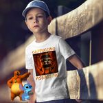 Fashion, accesorii si bijuterii - Copii - Imbracaminte copii - Tricouri copii - Tricou Copii Baieti Italia Cappuccino Assassino Brainrot CoolTrend, alb, marime S Copii - Infinity.ro