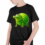 Fashion, accesorii si bijuterii - Copii - Imbracaminte copii - Tricouri copii - Tricou Copii Baieti Glorbo Fruttodrillo Brainrot CoolTrend, negru, marime L Copii - Infinity.ro