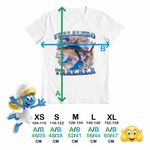 Fashion, accesorii si bijuterii - Copii - Imbracaminte copii - Tricouri copii - Tricou Copii Fete Italian Meme Tralalero Brainrot CoolTrend, alb, marime L Copii - Infinity.ro