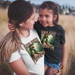Fashion, accesorii si bijuterii - Copii - Imbracaminte copii - Tricouri copii - Tricou Copii Fete Brr Brr Patapim Italian Tree Brainrot Meme CoolTrend, alb, marime S Copii - Infinity.ro