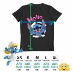 Fashion, accesorii si bijuterii - Copii - Imbracaminte copii - Tricouri copii - Tricou Copii Baieti Stitch Hello CoolTrend, negru, marime L Copii - Infinity.ro