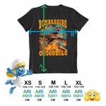 Fashion, accesorii si bijuterii - Copii - Imbracaminte copii - Tricouri copii - Tricou Copii Fete Bombadiro Crocodilo Airplane Brainrot Meme CoolTrend, negru, marime L Copii - Infinity.ro