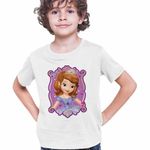 Fashion, accesorii si bijuterii - Copii - Imbracaminte copii - Tricouri copii - Tricou Copii Baieti Printesa Sofia Intai, alb, marime L Copii - Infinity.ro