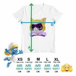 Fashion, accesorii si bijuterii - Copii - Imbracaminte copii - Tricouri copii - Tricou Copii Fete Sclipi Super Pisicute Sparks CoolTrend, alb, marime XS Copii - Infinity.ro