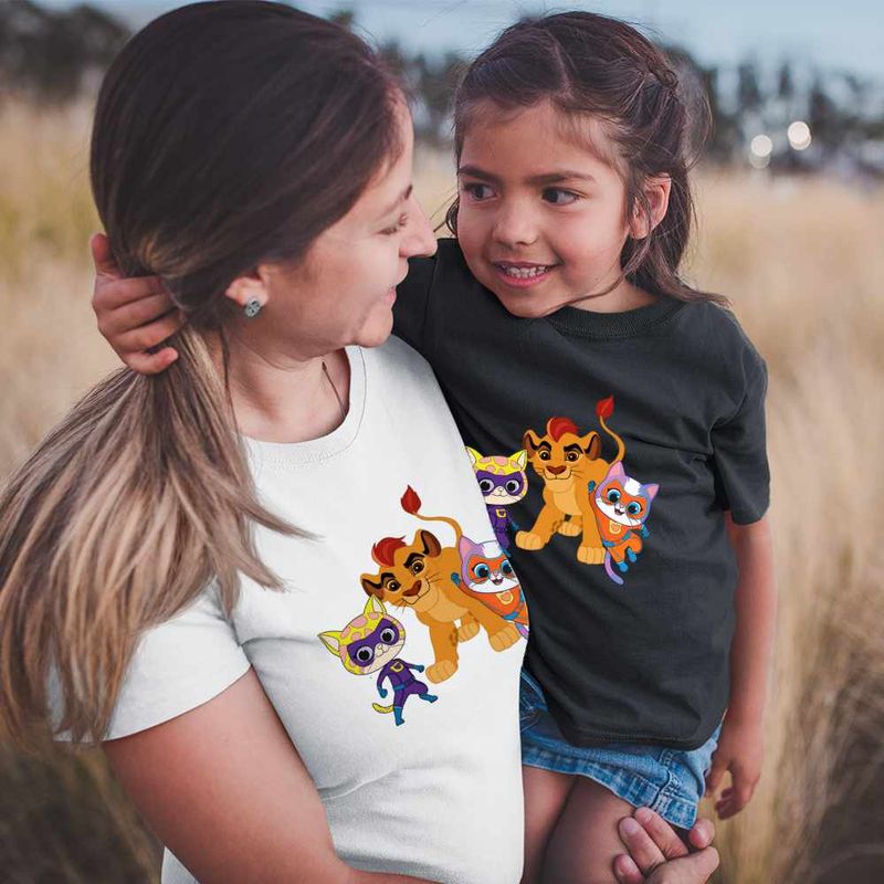 Fashion, accesorii si bijuterii - Copii - Imbracaminte copii - Tricouri copii - Tricou Copii Fete Sclipi Ghem Kion Garda Felina Super Pisicute CoolTrend, alb, marime XS Copii - Infinity.ro