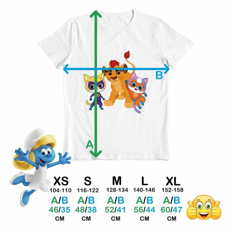 Fashion, accesorii si bijuterii - Copii - Imbracaminte copii - Tricouri copii - Tricou Copii Fete Sclipi Ghem Kion Garda Felina Super Pisicute CoolTrend, alb, marime XS Copii - Infinity.ro