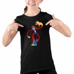 Fashion, accesorii si bijuterii - Copii - Imbracaminte copii - Tricouri copii - Tricou Copii Fete Ms Marvel Paienjenel Spidey CoolTrend, negru, marime L Copii - Infinity.ro