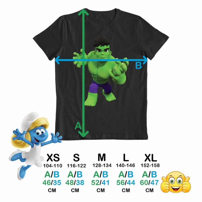 Fashion, accesorii si bijuterii - Copii - Imbracaminte copii - Tricouri copii - Tricou Copii Fete Hulk Paienjenel Marvel CoolTrend, negru, marime XL Copii - Infinity.ro