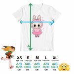 Fashion, accesorii si bijuterii - Copii - Imbracaminte copii - Tricouri copii - Tricou Copii Baieti Labubu Balerina Balet CoolTrend, alb, marime M Copii - Infinity.ro