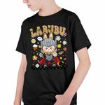Fashion, accesorii si bijuterii - Copii - Imbracaminte copii - Tricouri copii - Tricou Copii Baieti Labubu Thor Ragnarok CoolTrend, negru, marime L Copii - Infinity.ro
