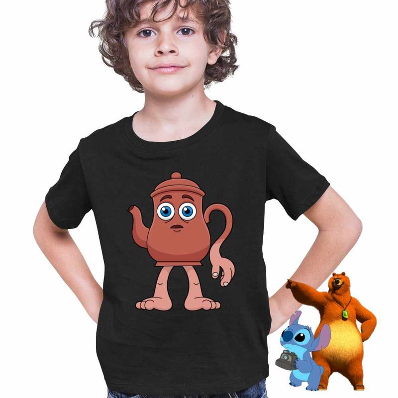 Fashion, accesorii si bijuterii - Copii - Imbracaminte copii - Tricouri copii - Tricou Copii Baieti Ta Ta Sahur Italian Brainrot CoolTrend, negru, marime S Copii - Infinity.ro