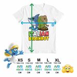Fashion, accesorii si bijuterii - Copii - Imbracaminte copii - Tricouri copii - Tricou Copii Fete Italian Tralelero Lirilira Brainrot Brain Rot CoolTrend, alb, marime XL Copii - Infinity.ro