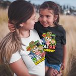 Fashion, accesorii si bijuterii - Copii - Imbracaminte copii - Tricouri copii - Tricou Copii Fete Italian Ballerina Tralalero BrrBrr Brainrot Brain Rot CoolTrend, alb, marime XS Copii - Infinity.ro