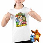 Fashion, accesorii si bijuterii - Copii - Imbracaminte copii - Tricouri copii - Tricou Copii Fete Italian Ballerina Tralalero BrrBrr Brainrot Brain Rot CoolTrend, alb, marime XS Copii - Infinity.ro