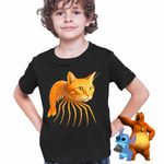 Fashion, accesorii si bijuterii - Copii - Imbracaminte copii - Tricouri copii - Tricou Copii Baieti Trippi Troppi Italian Meme Italian Meme Brainrot Brain Rot CoolTrend, negru, marime XS Copii - Infinity.ro