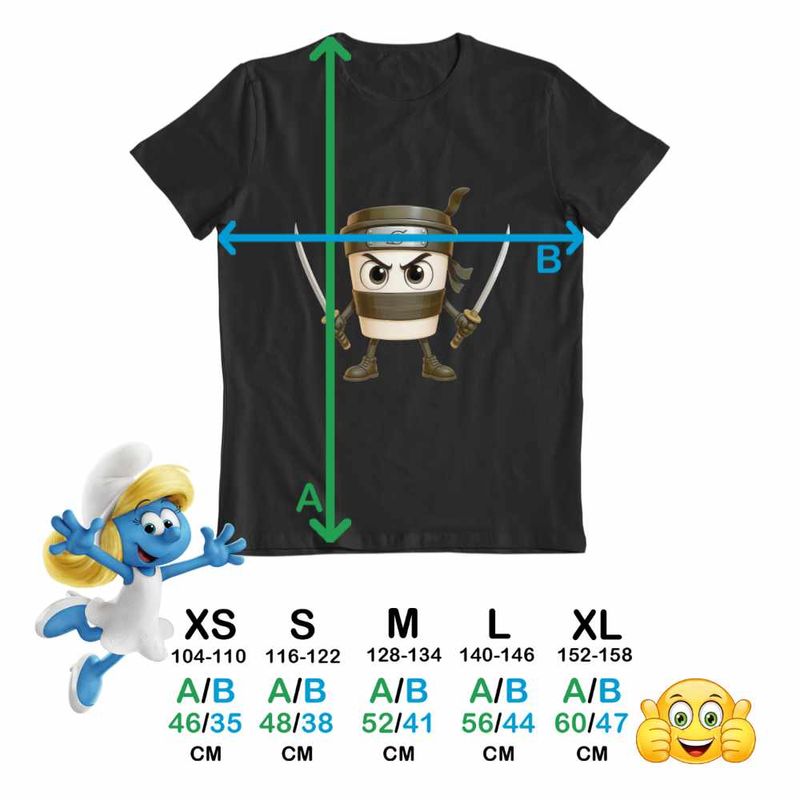 Fashion, accesorii si bijuterii - Copii - Imbracaminte copii - Tricouri copii - Tricou Copii Fete Cappuccino Assassino Italian Meme Brainrot Brain Rot CoolTrend, negru, marime S Copii - Infinity.ro