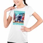 Fashion, accesorii si bijuterii - Copii - Imbracaminte copii - Tricouri copii - Tricou Copii Fete Blueberrinni Octopussini Italian Meme Brainrot Brain Rot CoolTrend, alb, marime XS Copii - Infinity.ro