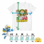 Fashion, accesorii si bijuterii - Copii - Imbracaminte copii - Tricouri copii - Tricou Copii Baieti Italian Patapim Sahur Ballerina Brainrot Brain Rot CoolTrend, alb, marime L Copii - Infinity.ro