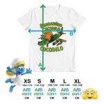 Fashion, accesorii si bijuterii - Copii - Imbracaminte copii - Tricouri copii - Tricou Copii Baieti Cocodilo Donald Trump Brainrot Brain Rot CoolTrend, alb, marime XS Copii - Infinity.ro