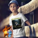 Fashion, accesorii si bijuterii - Copii - Imbracaminte copii - Tricouri copii - Tricou Copii Baieti Don Coccodrillo Italian Meme Brainrot Brain Rot CoolTrend, alb, marime S Copii - Infinity.ro