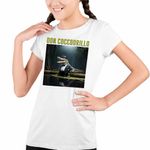 Fashion, accesorii si bijuterii - Copii - Imbracaminte copii - Tricouri copii - Tricou Copii Fete Don Coccodrillo Italian Meme Brainrot Brain Rot CoolTrend, alb, marime M Copii - Infinity.ro