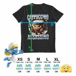 Fashion, accesorii si bijuterii - Copii - Imbracaminte copii - Tricouri copii - Tricou Copii Fete Italian Meme Assassino Brainrot CoolTrend, negru, marime M Copii - Infinity.ro