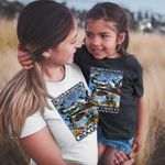 Fashion, accesorii si bijuterii - Copii - Imbracaminte copii - Tricouri copii - Tricou Copii Fete Bombardino Crocodilo Nuclear Brainrot Meme CoolTrend, alb, marime S Copii - Infinity.ro