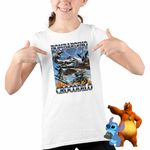 Fashion, accesorii si bijuterii - Copii - Imbracaminte copii - Tricouri copii - Tricou Copii Fete Bombardino Crocodilo Nuclear Brainrot Meme CoolTrend, alb, marime S Copii - Infinity.ro