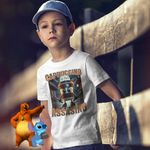 Fashion, accesorii si bijuterii - Copii - Imbracaminte copii - Tricouri copii - Tricou Copii Baieti Italian Cappuccino Assassino Brainrot CoolTrend, alb, marime L Copii - Infinity.ro