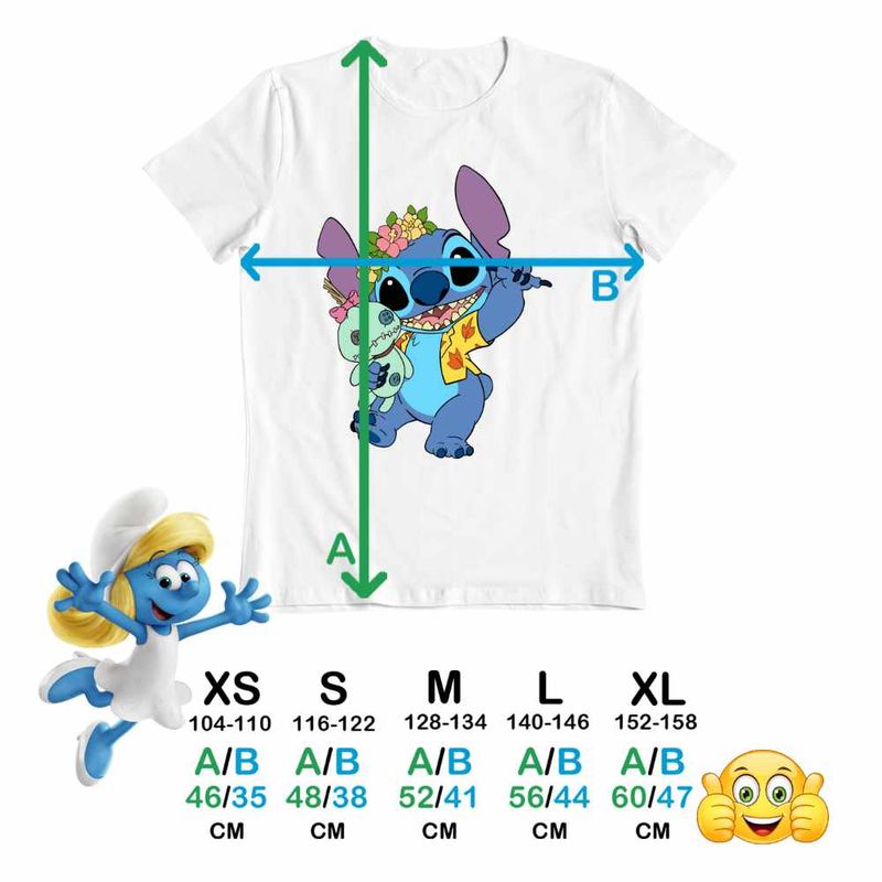 Fashion, accesorii si bijuterii - Copii - Imbracaminte copii - Tricouri copii - Tricou Copii Baieti Stitch Hawaii Party CoolTrend, alb, marime S Copii - Infinity.ro