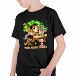 Fashion, accesorii si bijuterii - Copii - Imbracaminte copii - Tricouri copii - Tricou Copii Baieti Minnie Wild Disney Safari CoolTrend, negru, marime XL Copii - Infinity.ro