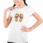 Fashion, accesorii si bijuterii - Copii - Imbracaminte copii - Tricouri copii - Tricou Copii Fete Gemeni Zodiac Horoscop Gemini Mandala Astrologie Serpi CoolTrend, alb, marime XS Copii - Infinity.ro