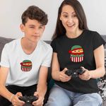 Fashion, accesorii si bijuterii - Copii - Imbracaminte copii - Tricouri copii - Tricou Copii Baieti Squishmallows Spiridus Mos Craciun CoolTrend, negru, marime S Copii - Infinity.ro