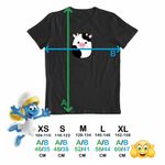 Fashion, accesorii si bijuterii - Copii - Imbracaminte copii - Tricouri copii - Tricou Copii Baieti Squishmallows Vacuta Connor CoolTrend, negru, marime XS Copii - Infinity.ro