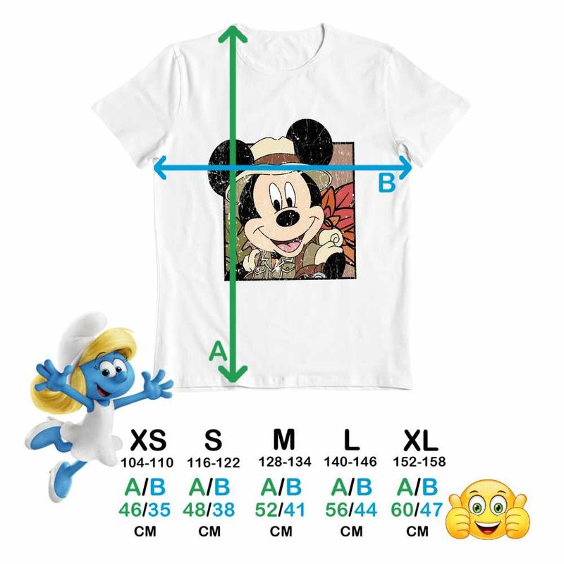 Fashion, accesorii si bijuterii - Copii - Imbracaminte copii - Tricouri copii - Tricou Copii Baieti Mickey Mouse Safari Get Wild CoolTrend, alb, marime M Copii - Infinity.ro