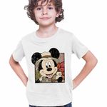 Fashion, accesorii si bijuterii - Copii - Imbracaminte copii - Tricouri copii - Tricou Copii Baieti Mickey Mouse Safari Get Wild CoolTrend, alb, marime M Copii - Infinity.ro