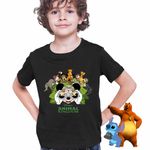 Fashion, accesorii si bijuterii - Copii - Imbracaminte copii - Tricouri copii - Tricou Copii Baieti Mickey Mouse in Africa CoolTrend, negru, marime S Copii - Infinity.ro