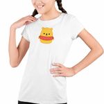 Fashion, accesorii si bijuterii - Copii - Imbracaminte copii - Tricouri copii - Tricou Copii Fete Squishmallows Winnie the Pooh Ursulet CoolTrend, alb, marime L Copii - Infinity.ro