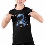 Fashion, accesorii si bijuterii - Copii - Imbracaminte copii - Tricouri copii - Tricou Copii Fete Scorpion Baby Zodiac Horoscop Scorpio Astrologie CoolTrend, negru, marime XS Copii - Infinity.ro