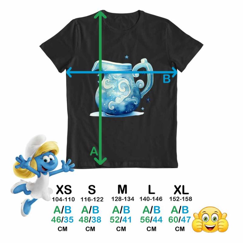 Fashion, accesorii si bijuterii - Copii - Imbracaminte copii - Tricouri copii - Tricou Copii Baieti Varsator Baby Zodiac Horoscop Aquarius Astrologie CoolTrend, negru, marime XS Copii - Infinity.ro