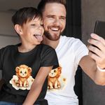 Fashion, accesorii si bijuterii - Copii - Imbracaminte copii - Tricouri copii - Tricou Copii Baieti Leu Baby Zodiac Horoscop Leo Astrologie CoolTrend, alb, marime S Copii - Infinity.ro