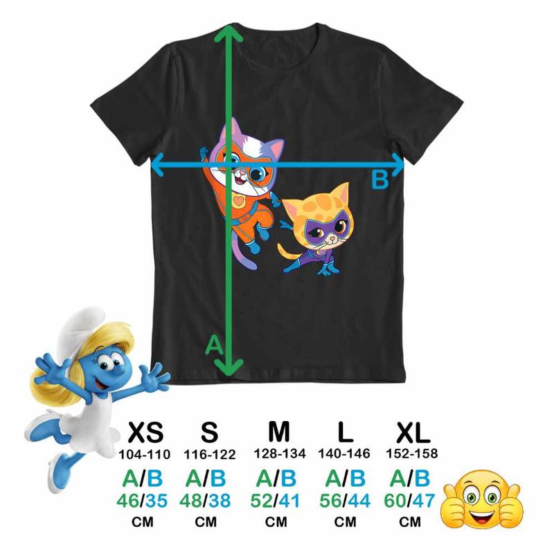 Fashion, accesorii si bijuterii - Copii - Imbracaminte copii - Tricouri copii - Tricou Copii Fete Super Pisicute Ghem Sclipi CoolTrend, negru, marime XS Copii - Infinity.ro