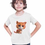 Fashion, accesorii si bijuterii - Copii - Imbracaminte copii - Tricouri copii - Tricou Copii Baieti SuperKitties Ginny Super Pisicute CoolTrend, alb, marime XL Copii - Infinity.ro