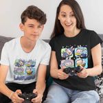Fashion, accesorii si bijuterii - Copii - Imbracaminte copii - Tricouri copii - Tricou Copii Baieti Labubu Cute Baby CoolTrend, negru, marime M Copii - Infinity.ro
